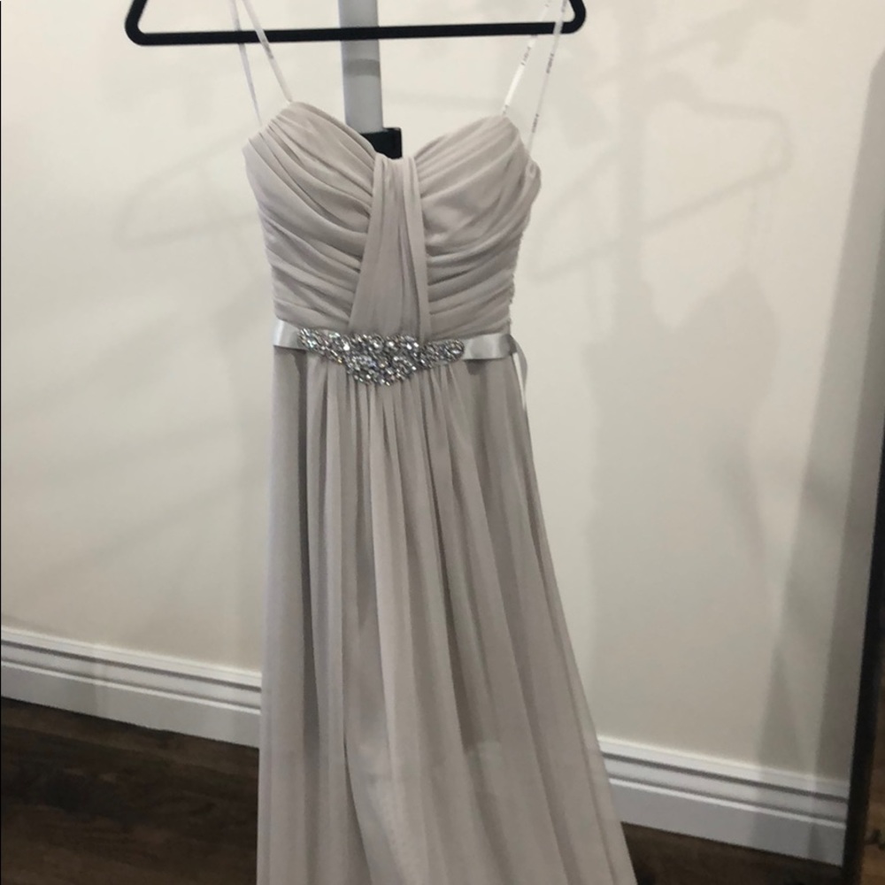 B. darlin off white/silver dress